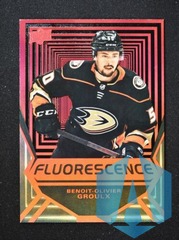2021-22 Upper Deck Series 2 Fluorescence Red Benoit-Olivier Groulx #FL-18 Rookie